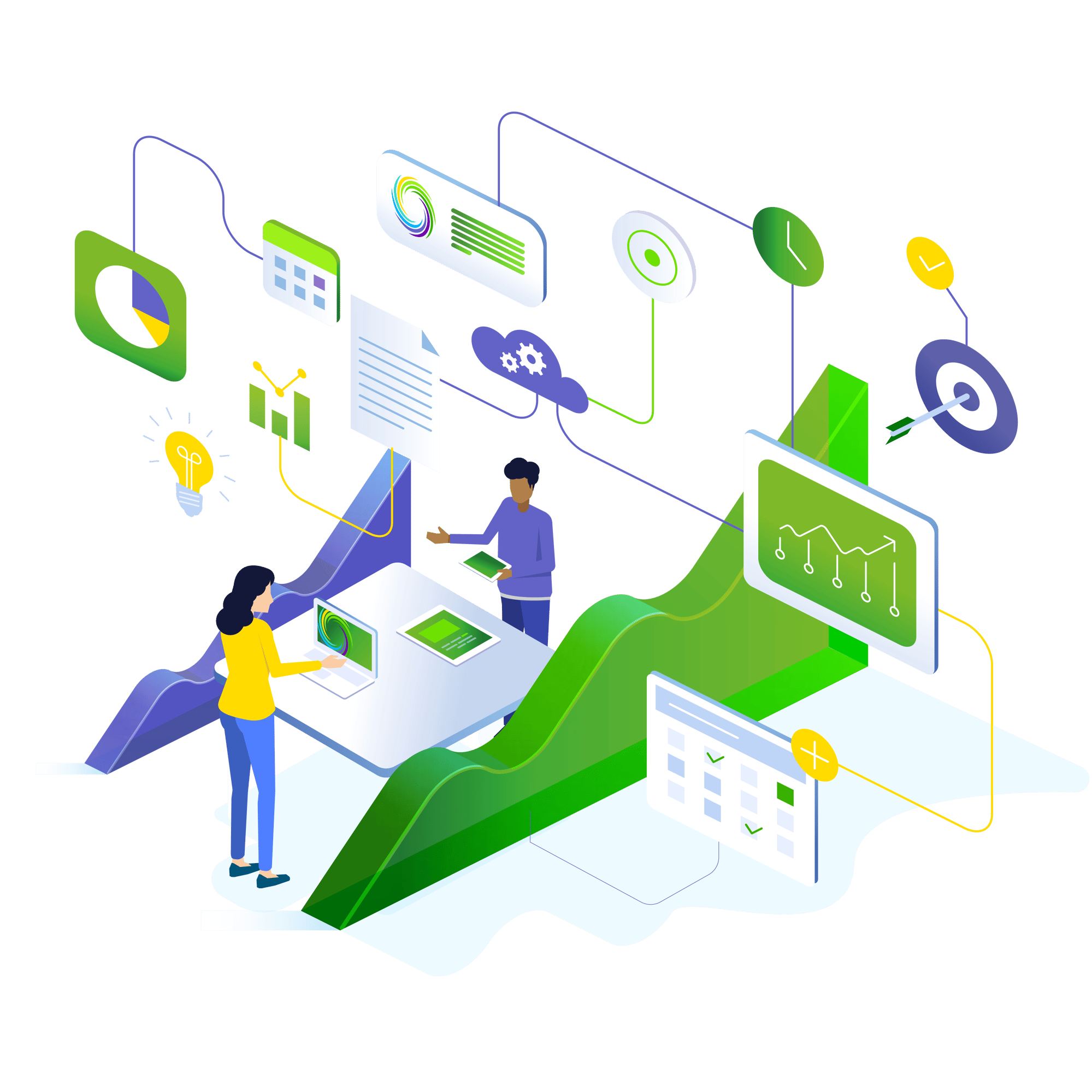 Packaging _ isometric Graphic